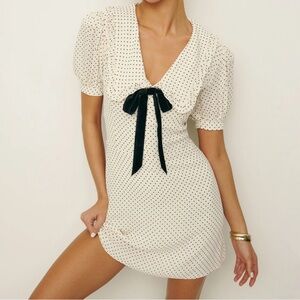Reformation Kaylia Dress - polka dot